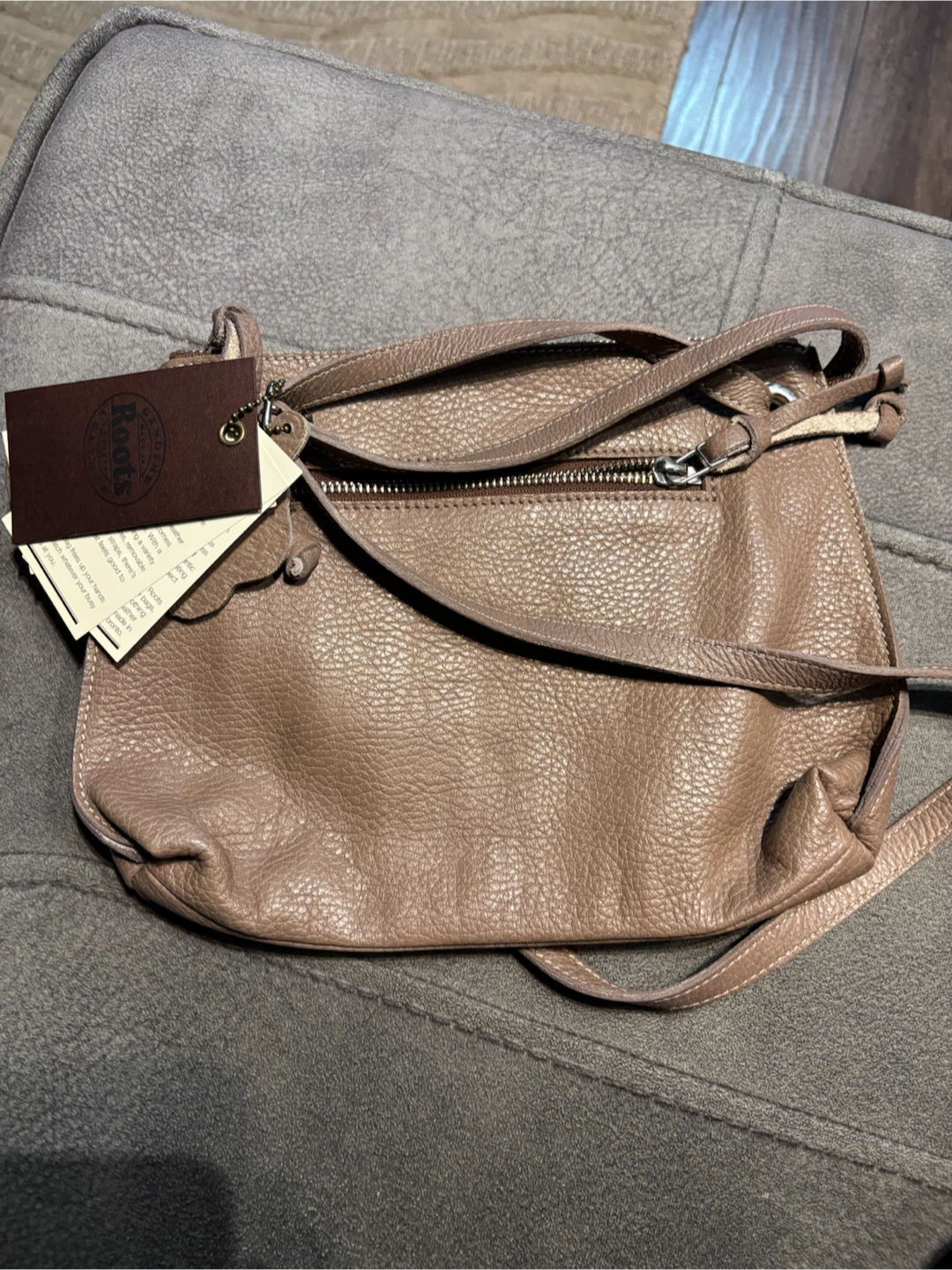Roots Leather Crossbody Bag - photo 2