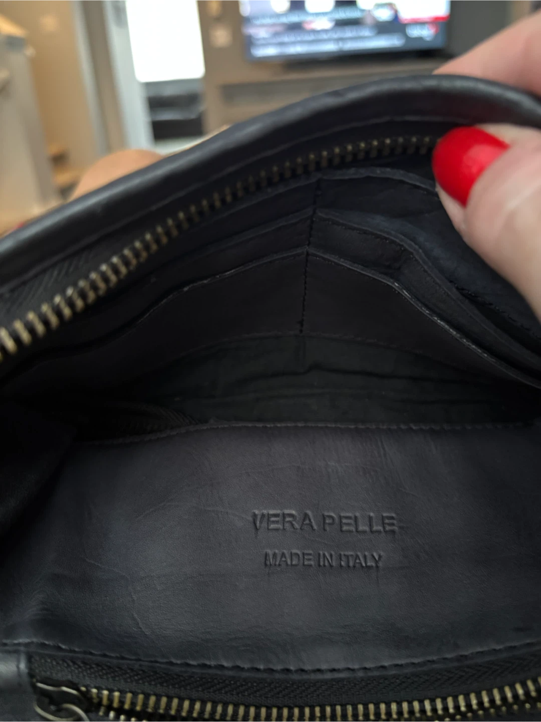 Vera Pelle Woven Leather Clutch Wallet - photo 2