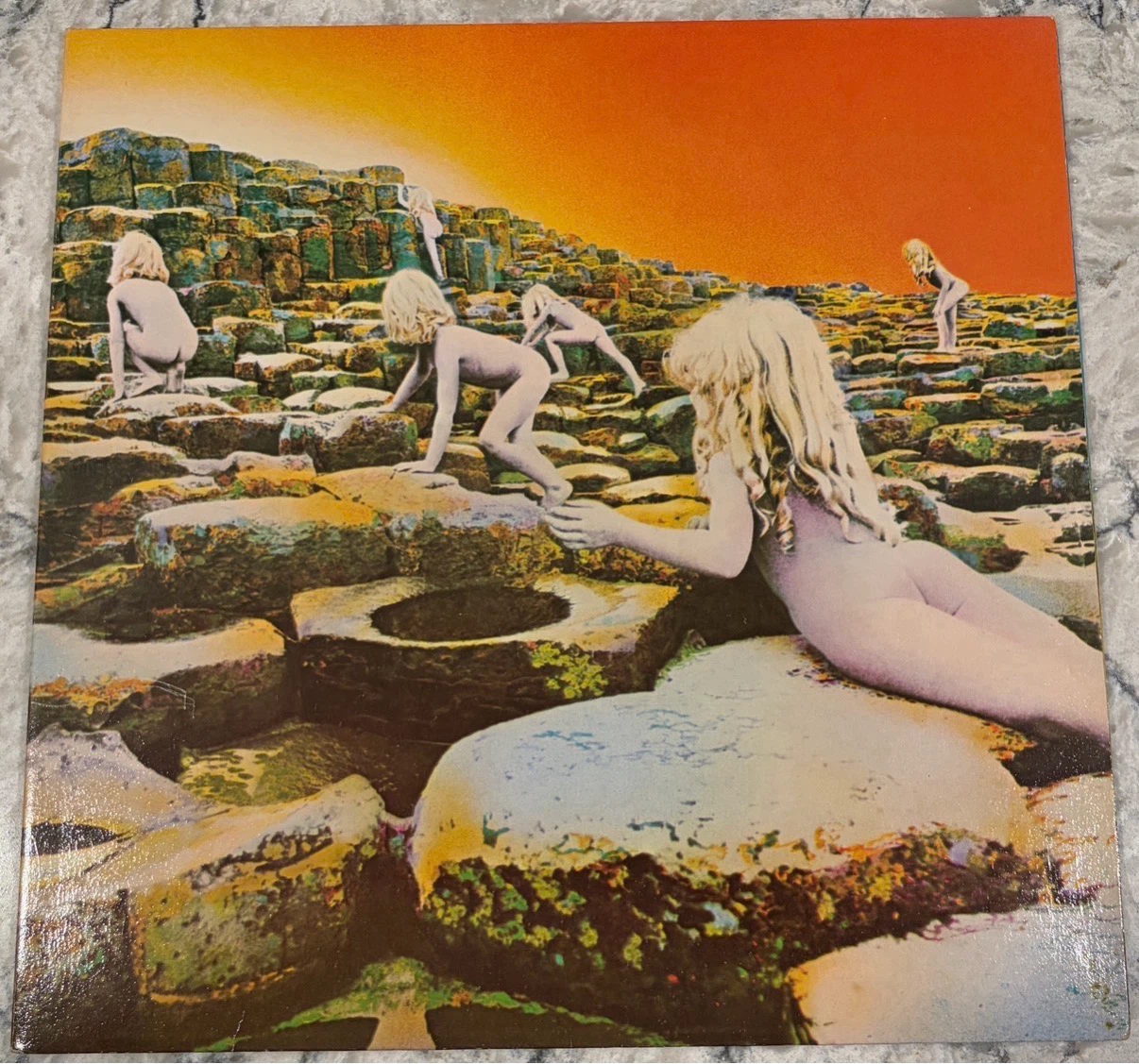 Led Zeppelin Houses of the Holy 1973 Record (SD 7255) Q 🇨🇦 Press