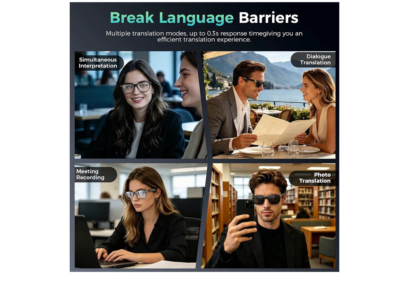 BooaBei AI Smart Bluetooth Glasses - photo 3