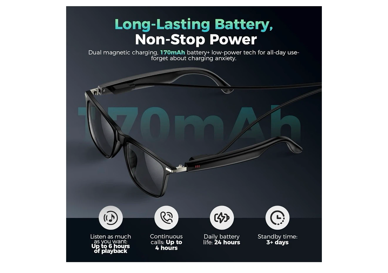 BooaBei AI Smart Bluetooth Glasses - photo 5