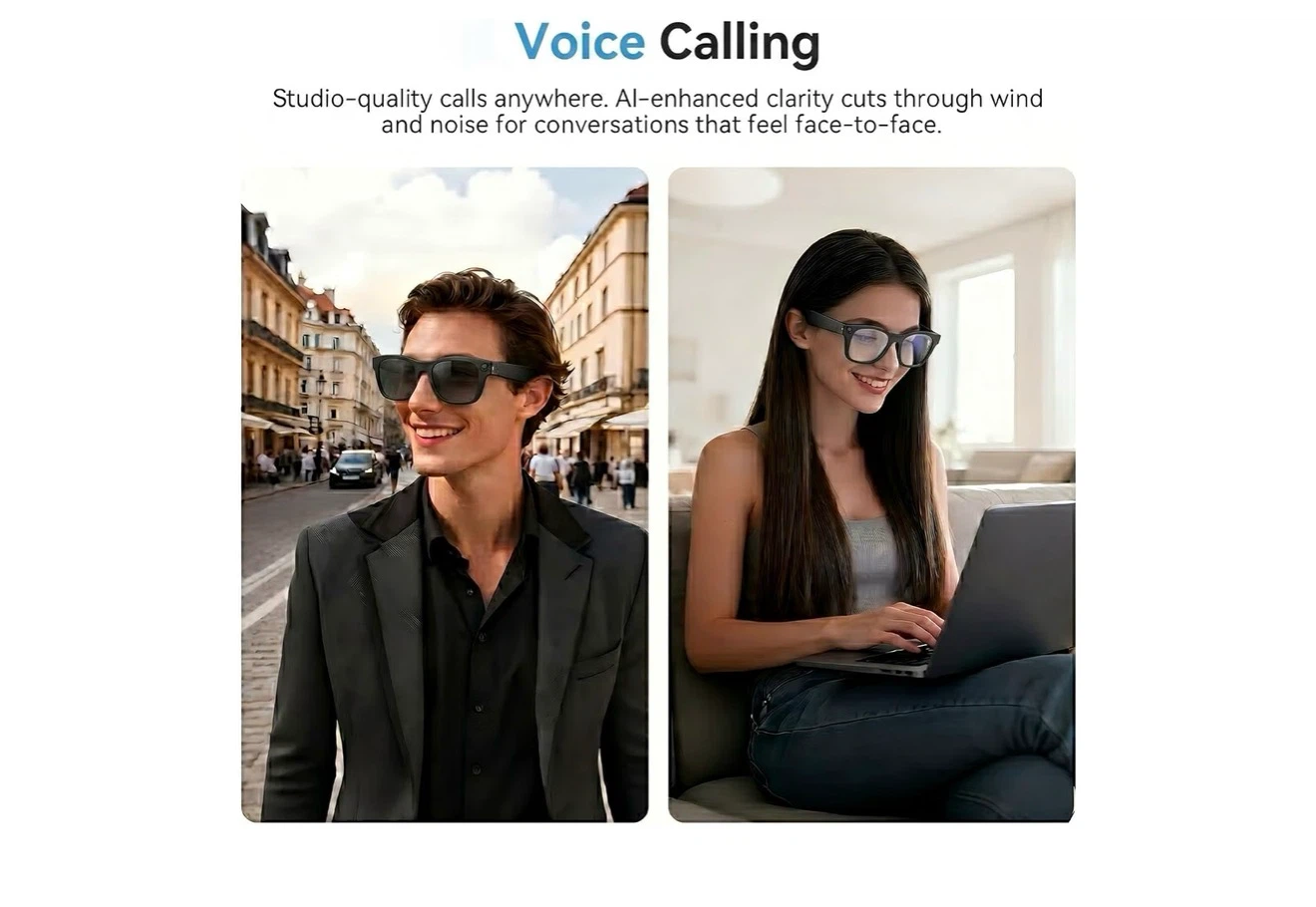 Smart Glasses with 8MP 4K Camera and AI Translator - photo 5