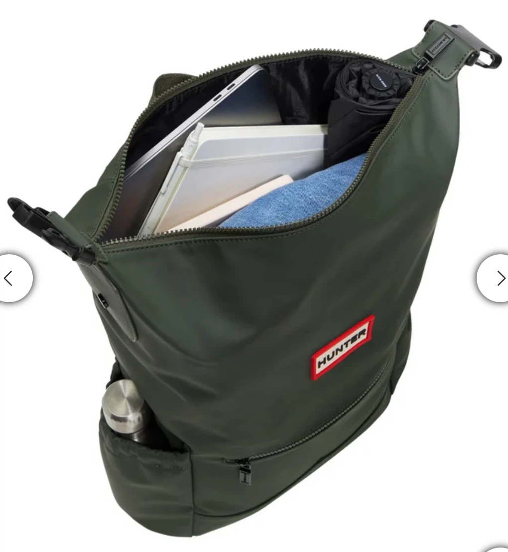 HUNTER Top Click Backpack, Laptop Bag in Hunter Green, NWT - photo 5