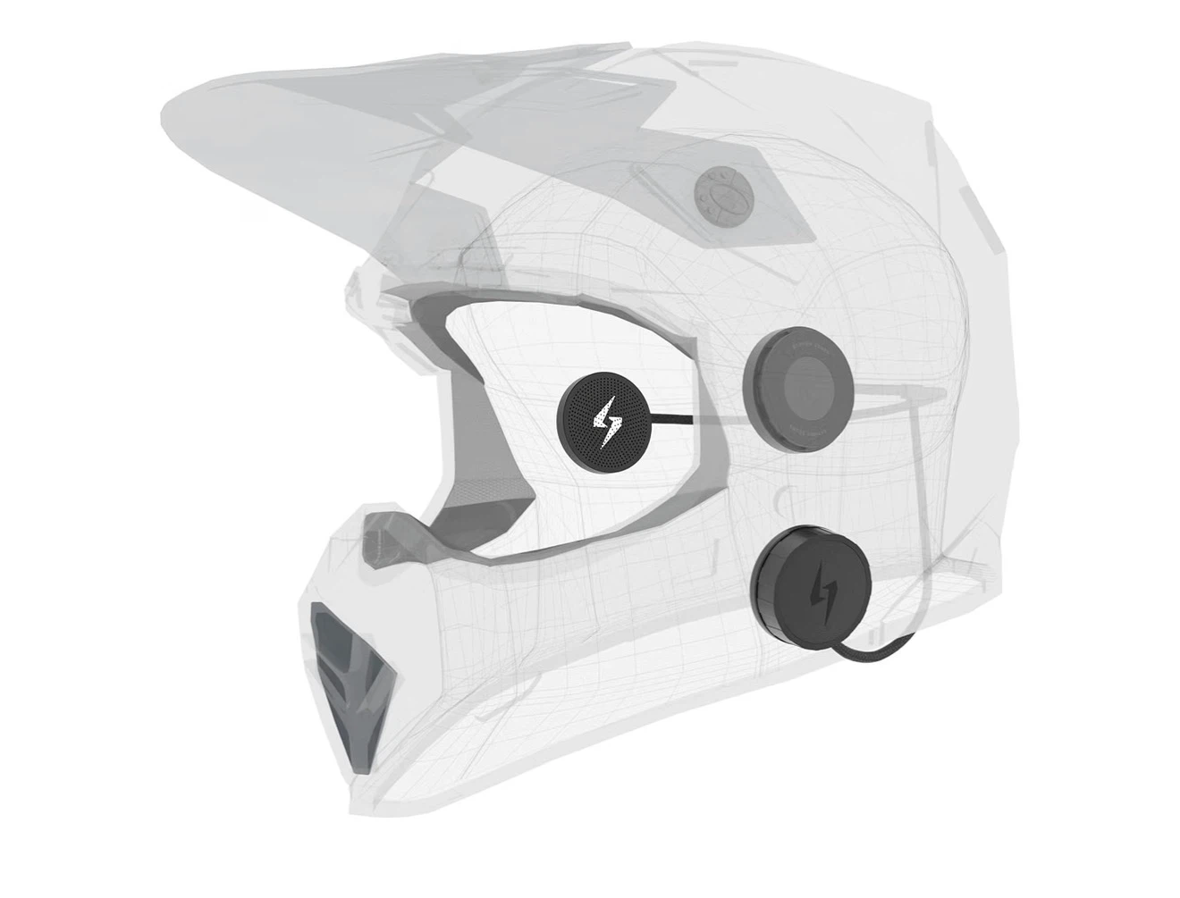 Lightning Soundpro Ear Cushions for Motorcycle Helmets - photo 2