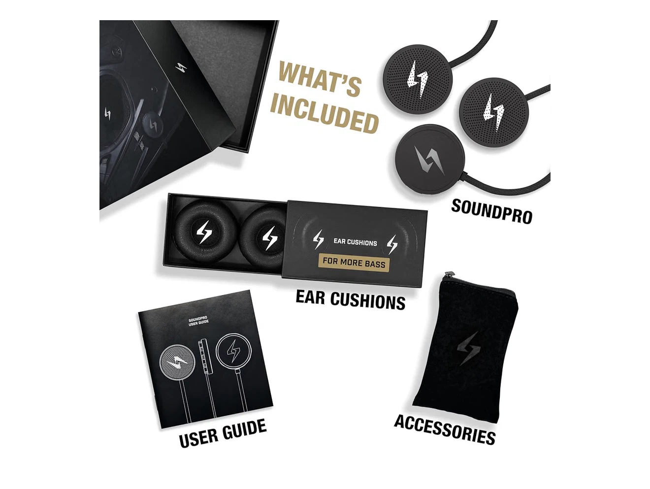 Lightning Soundpro Ear Cushions for Motorcycle Helmets - photo 3