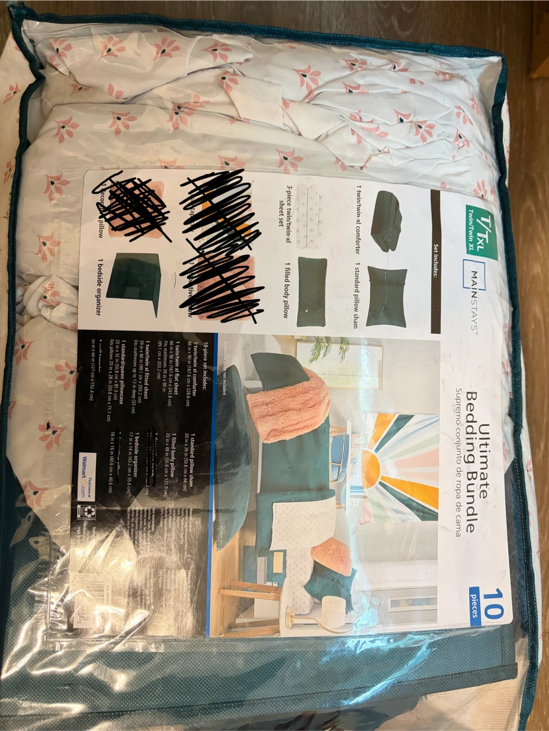 MAINSTAYS Ultimate Bedding Bundle  Twin/Twin XL