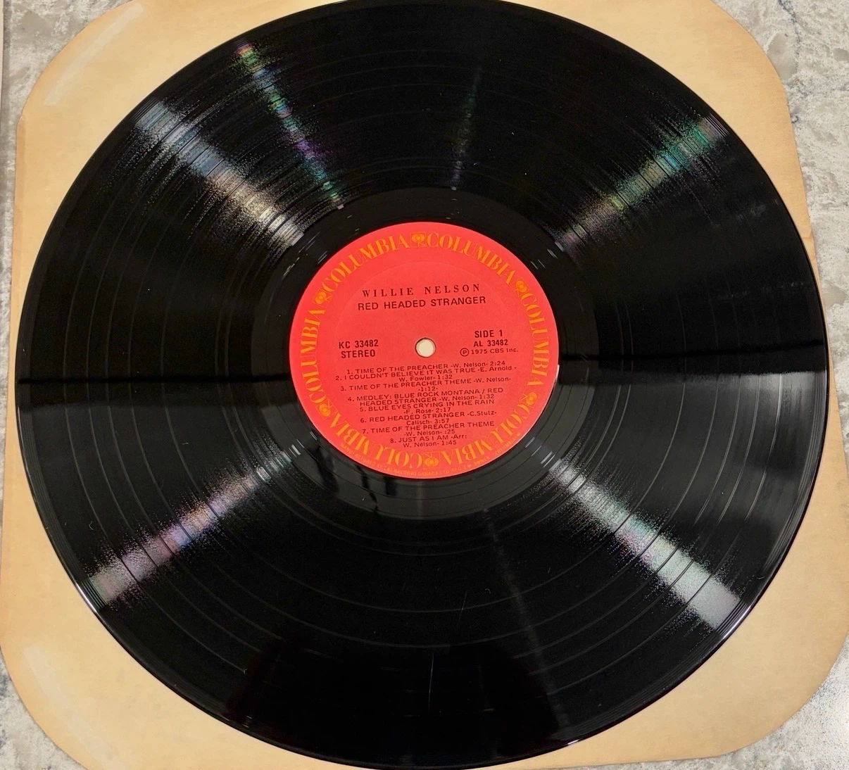 Willie Nelson Red Headed Stranger Record 1975 (KC 33482) 🇨🇦 - photo 3