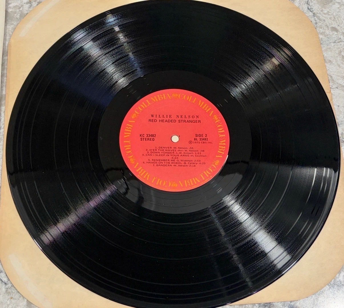 Willie Nelson Red Headed Stranger Record 1975 (KC 33482) 🇨🇦 - photo 4