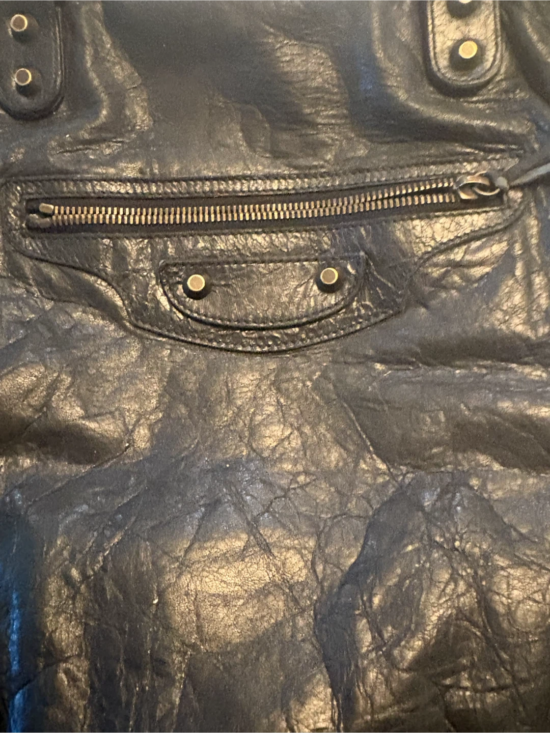 Balenciaga Black Leather City Bag - photo 2