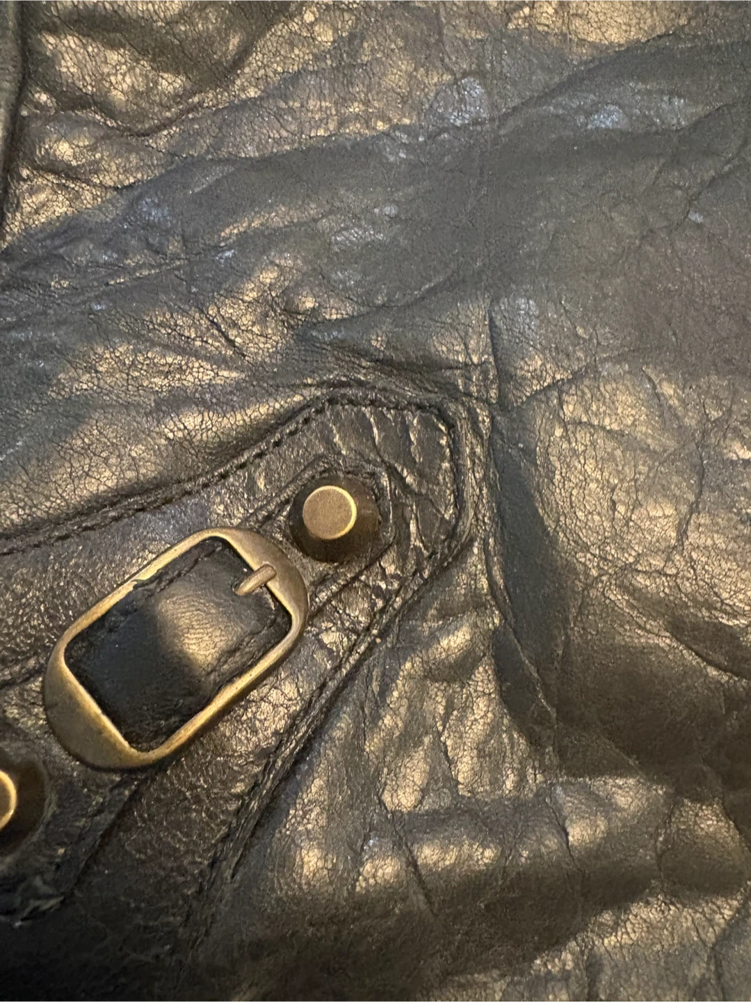 Balenciaga Black Leather City Bag - photo 4