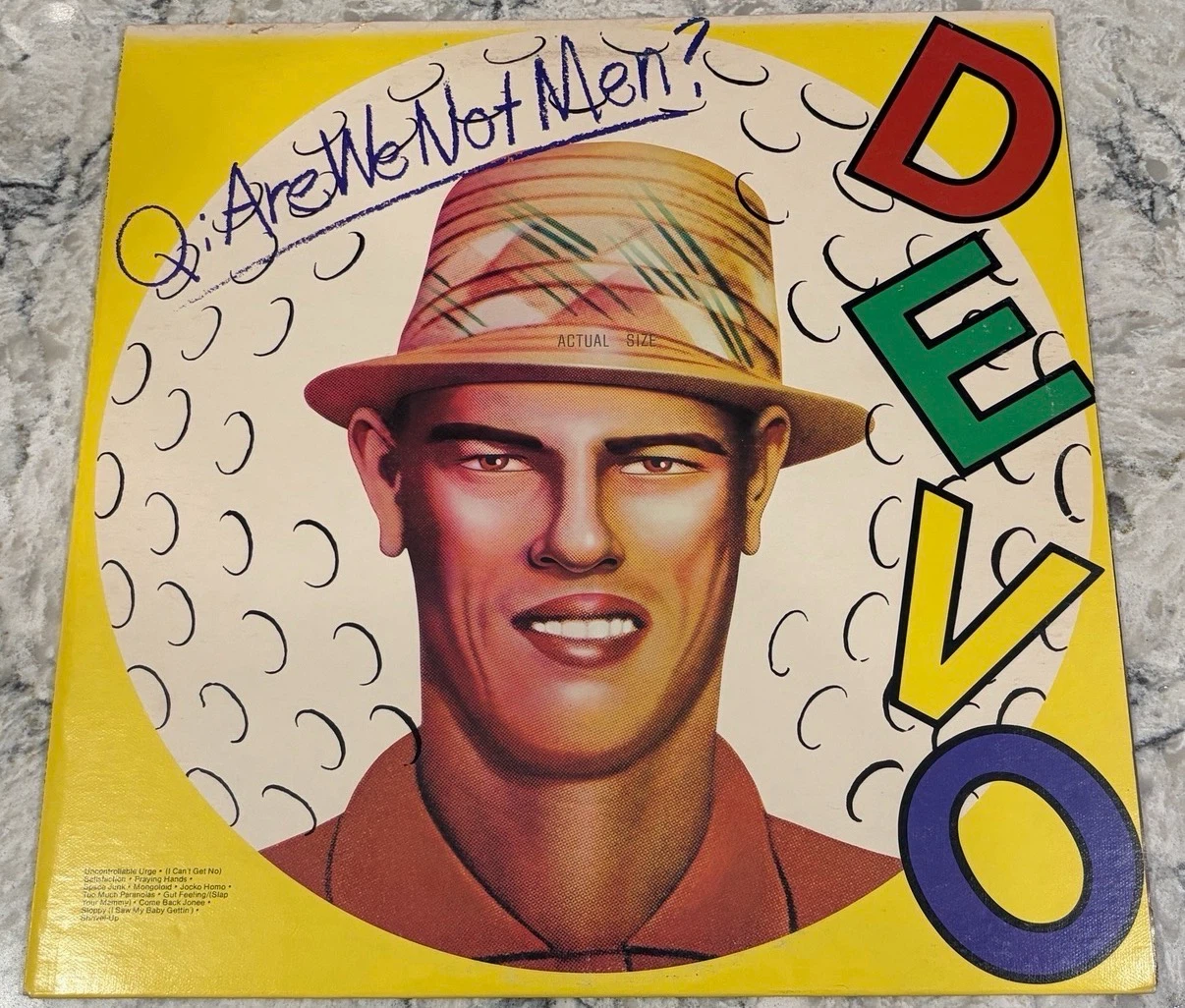 DEVO Q: Are We Not Men? A: We Are Devo! 1978 Record (BSK 3239)