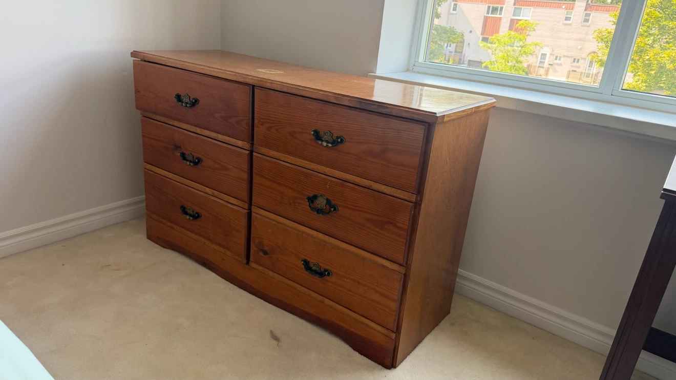 Solid Wood Twin XL 5-Piece Bedroom Set - photo 3