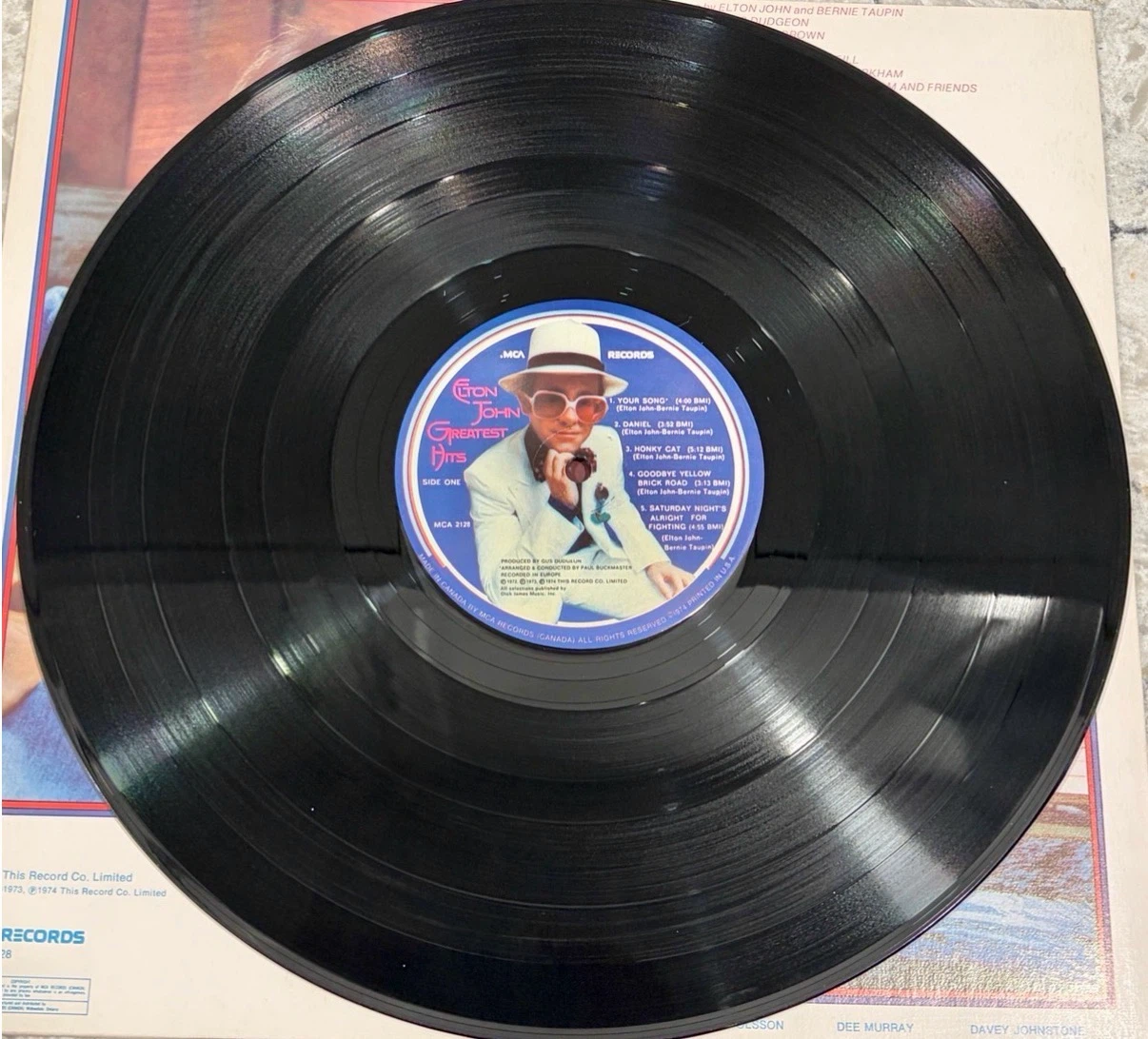 Elton John Greatest Hits 1974 Record (MCA 2128) 🇨🇦 - photo 5