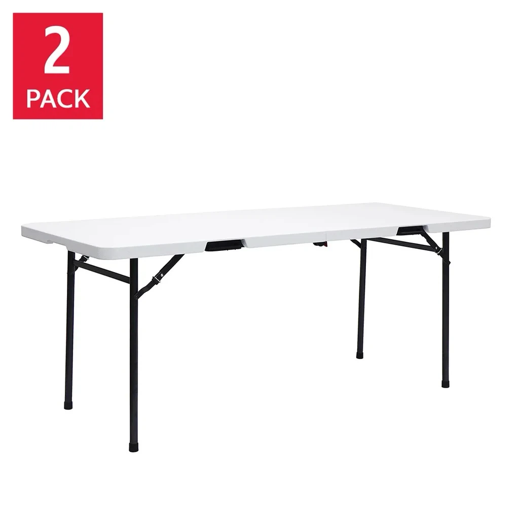 Star Elite  182.9 cm (6 ft.) Centre-Fold Table, 2-pack