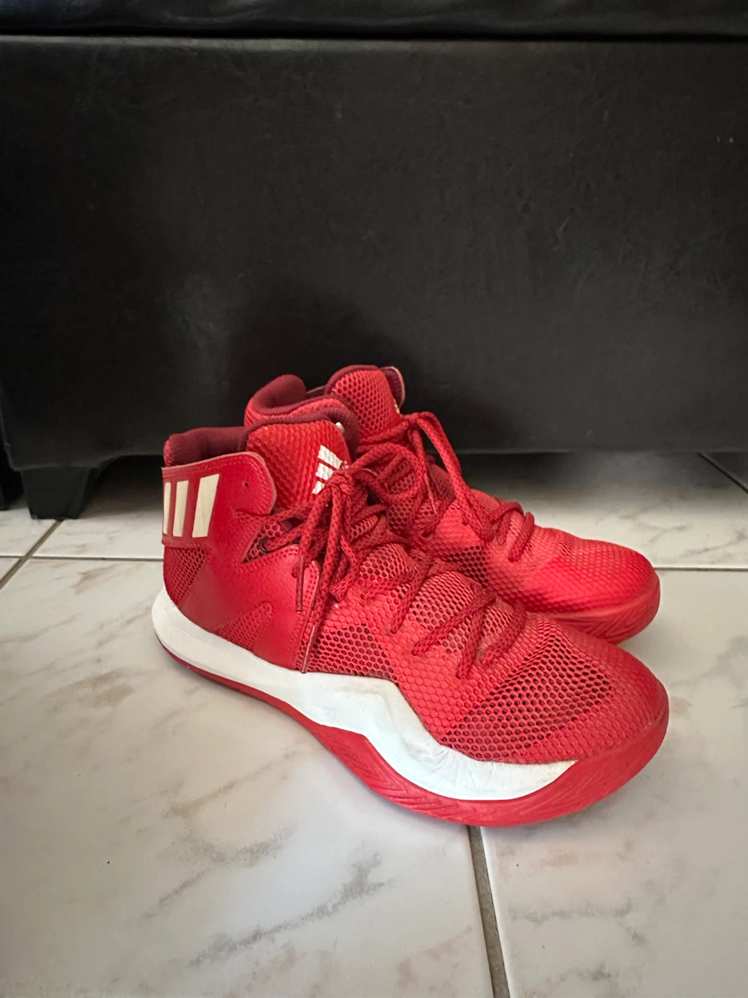 Adidas Red Basketball Shoes