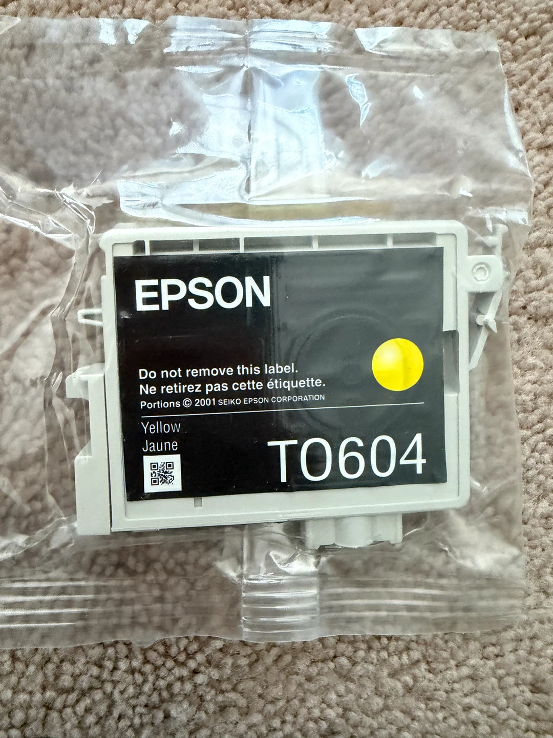 Epson T0604 Yellow Ink Cartridge