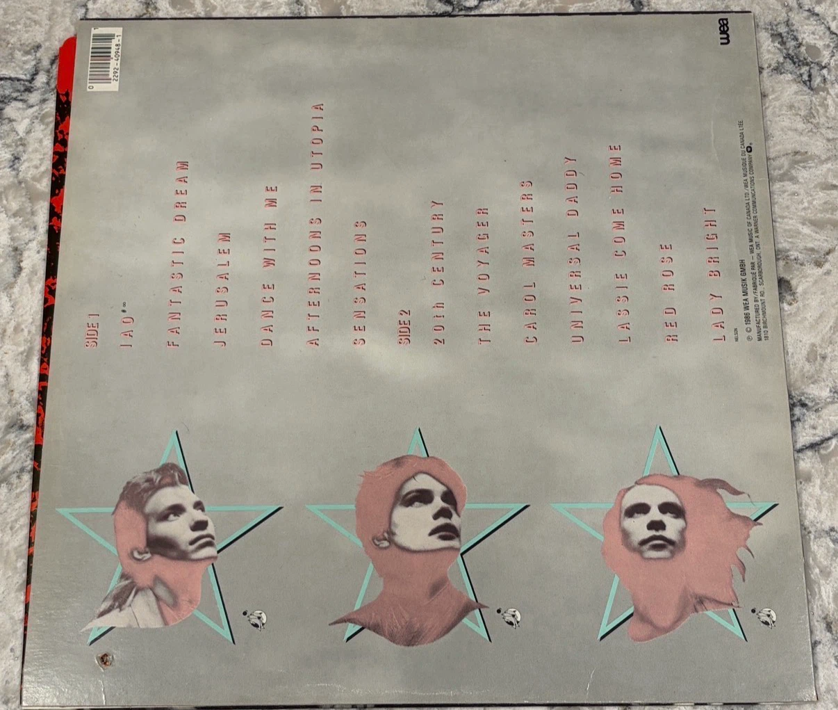 Alphaville – Afternoons in Utopia LP 1986 WEA (24 09481) Record - photo 2