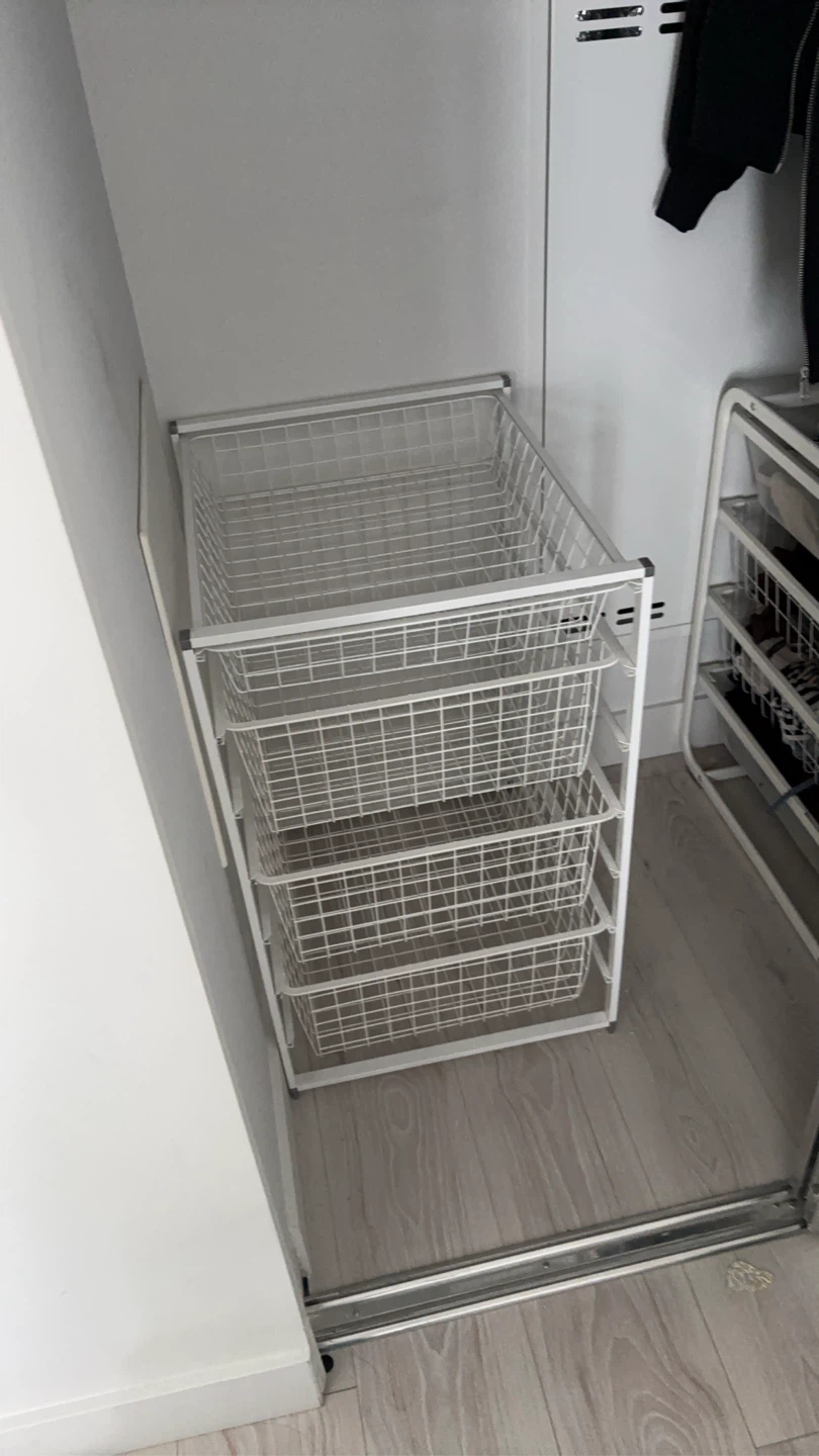 White Wire 3-Drawer Rolling Storage Cart    jonaxel