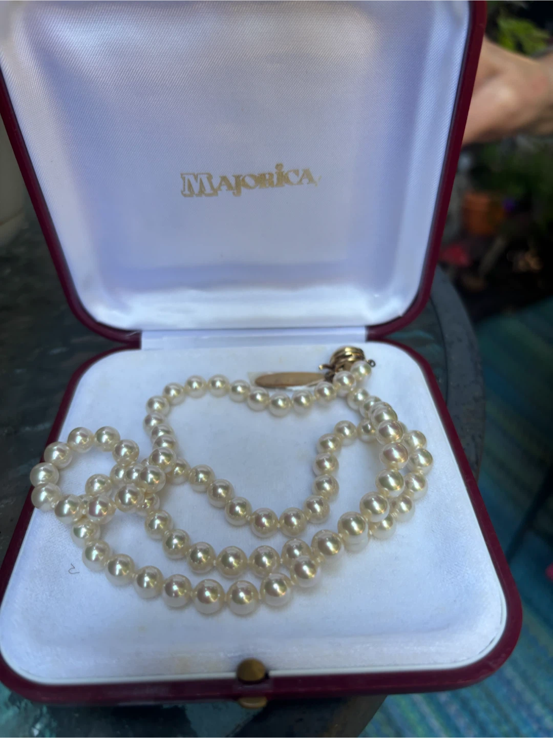 Majorica Pearl Necklace and Bracelet Set