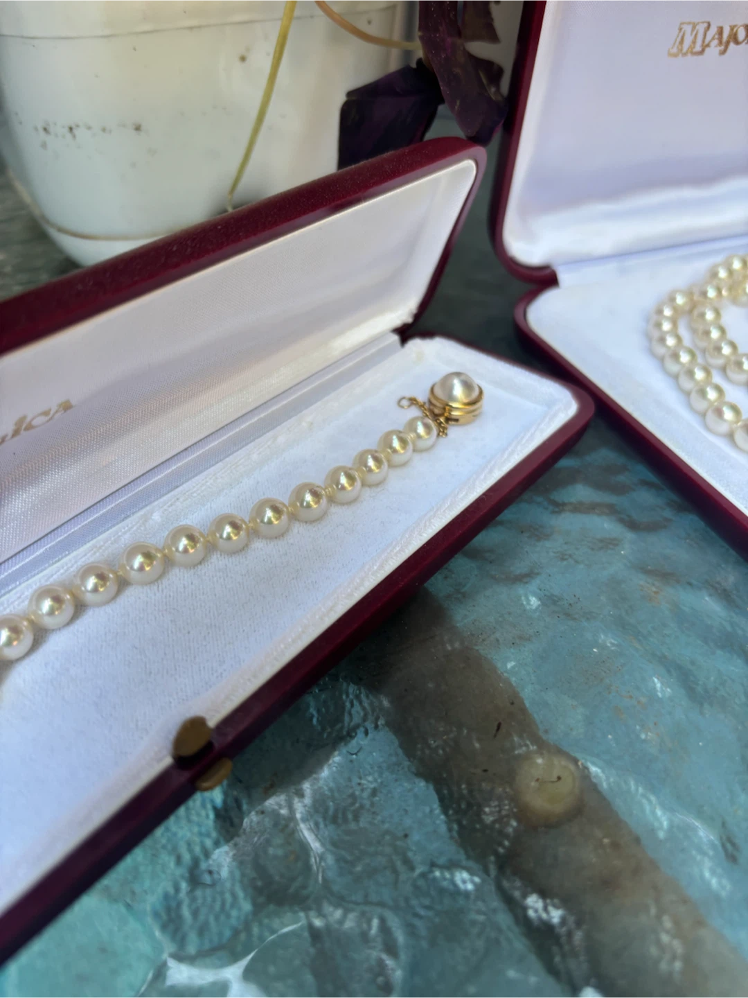 Majorica Pearl Necklace and Bracelet Set - photo 3