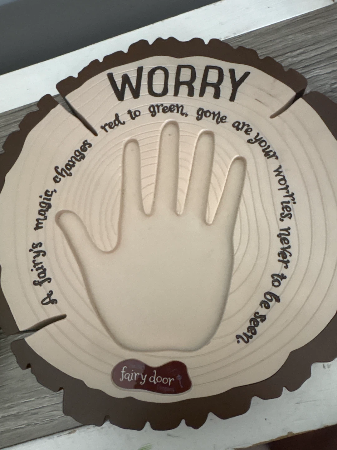 The Irish Fairy Door Company Worry Plaque
