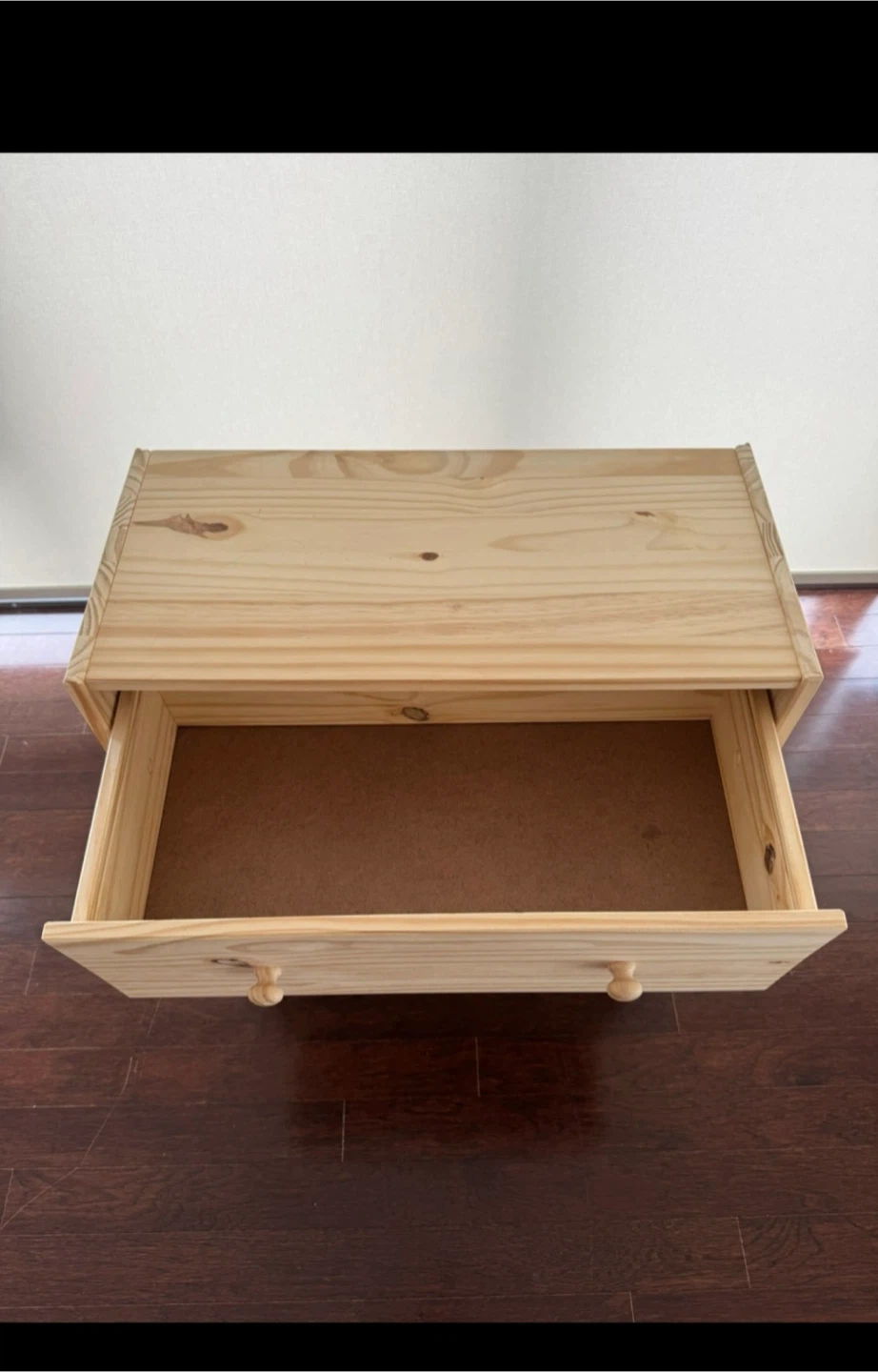 IKEA Pine Wood 3-Drawer Chest - photo 2