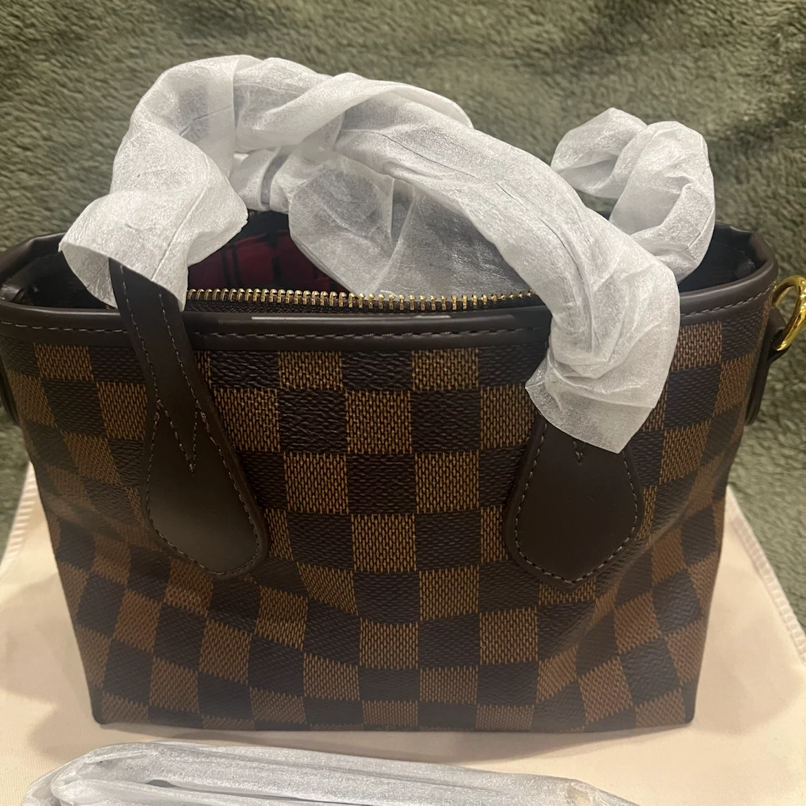 Speedy Nano small brown tote