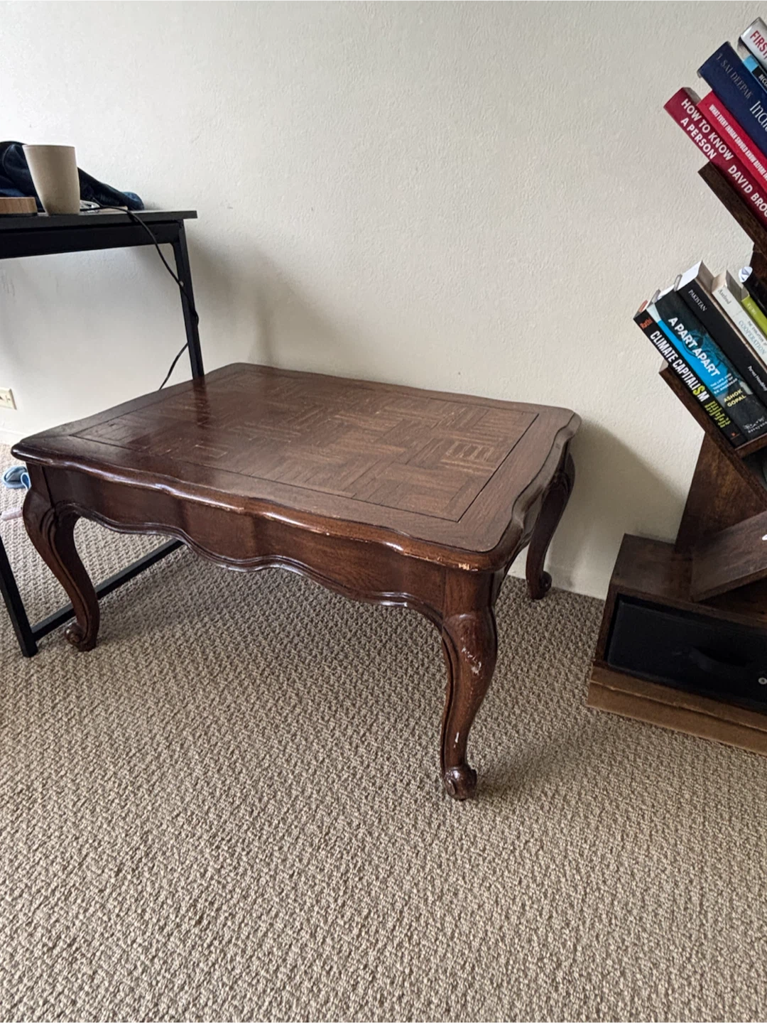 Dark Wood Coffee Table - photo 2