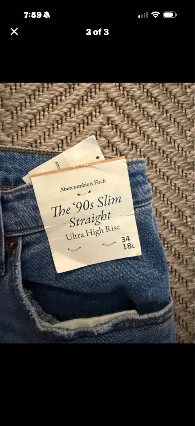 Abercrombie & Fitch '90s Slim Straight Jeans - photo 3