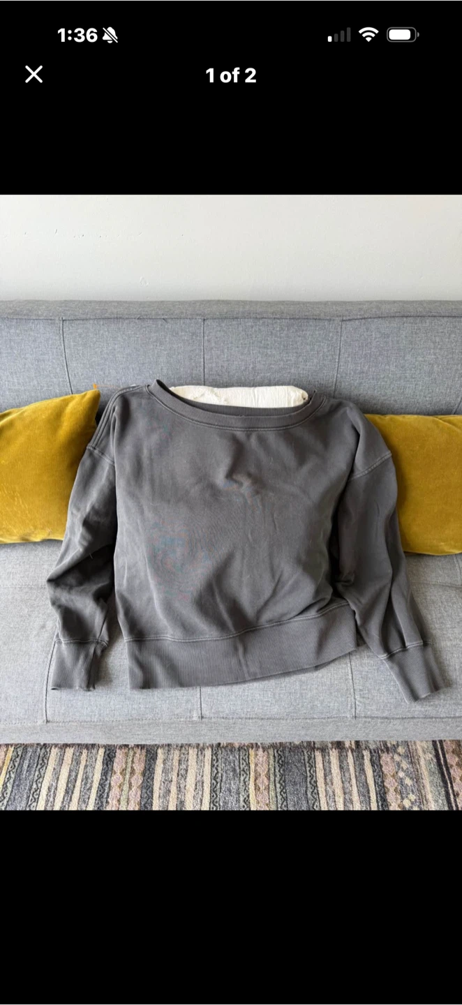 Aerie Grey Crewneck Sweatshirt