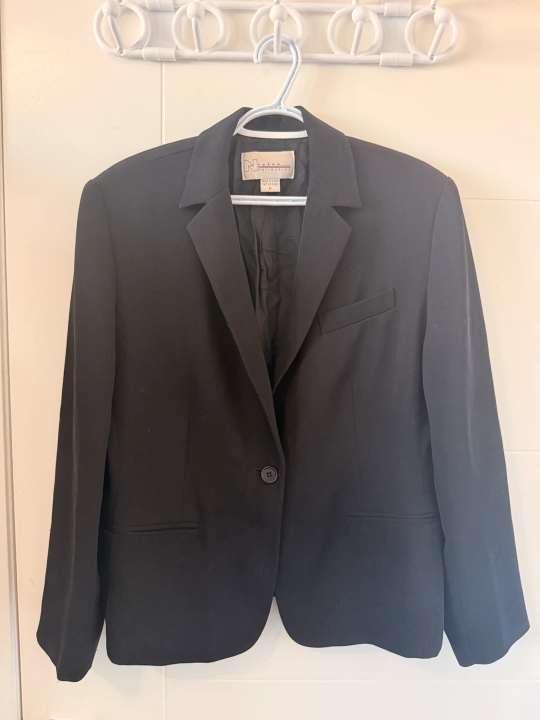 Nygård Collection Black Blazer Size 12