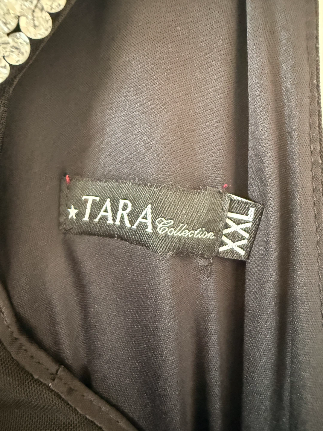 Tara Collection Black Embellished Halter Dress XXL - photo 2