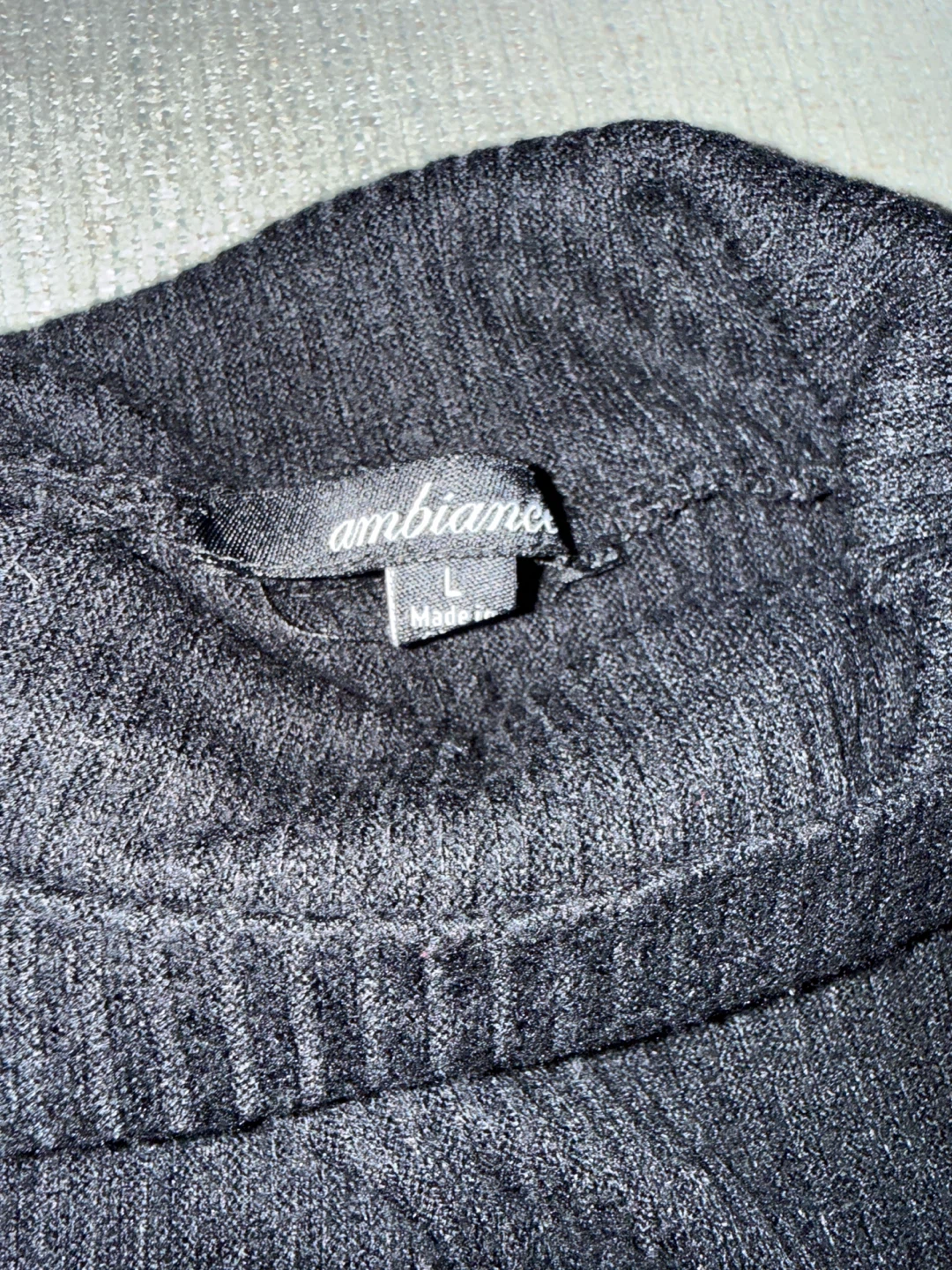 Black Ribbed Turtleneck shirt - photo 2
