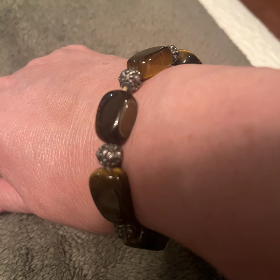 Tiger's Eye Beaded Bracelet - photo 2
