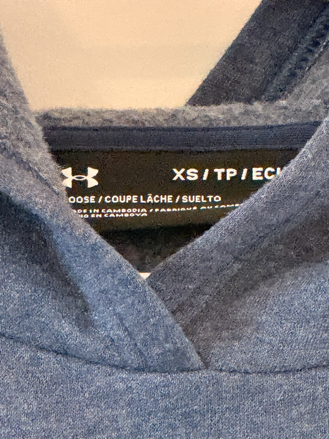 Under Armour Blue Cropped Hoodie - photo 2