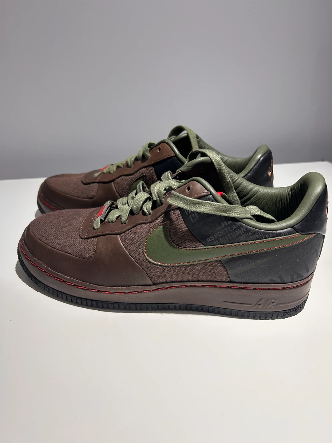 Nike Air Force 1 "N7" Brown/Olive Green