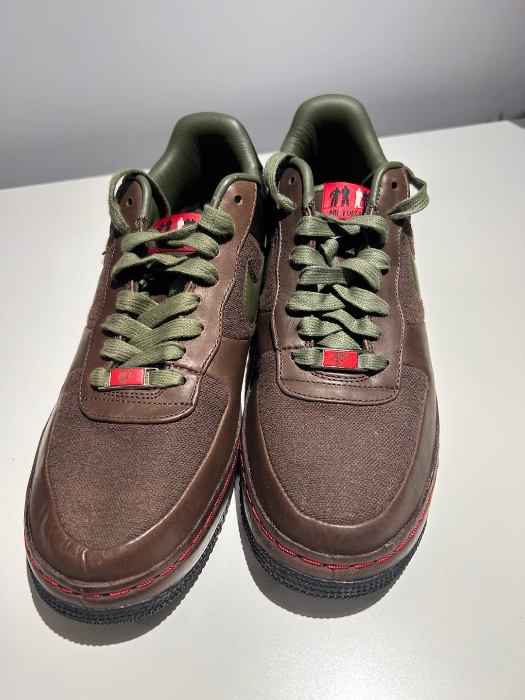 Nike Air Force 1 "N7" Brown/Olive Green - photo 2