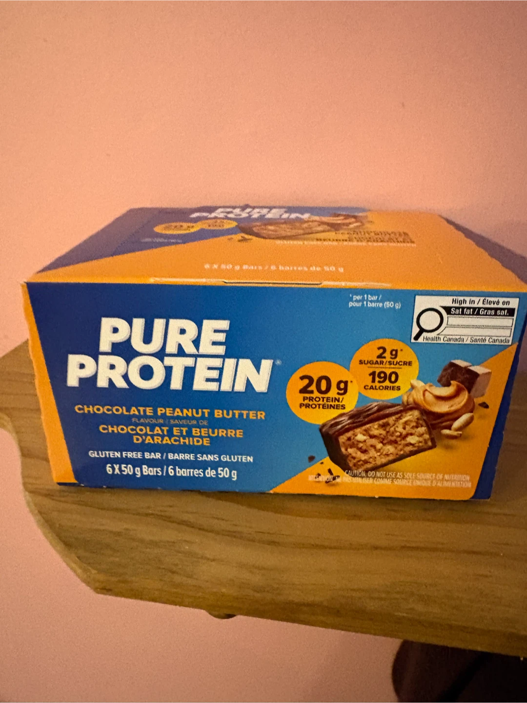 Pure Protein Chocolate Peanut Butter Bars (6 x 50g)