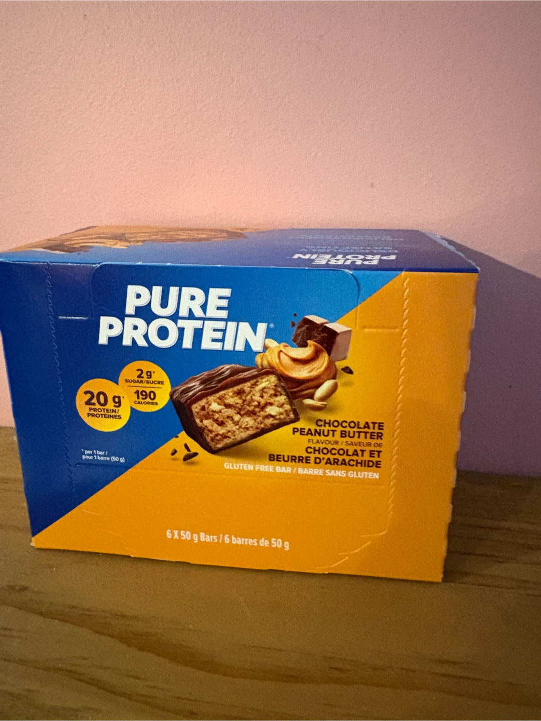 Pure Protein Chocolate Peanut Butter Bars (6 x 50g) - photo 2
