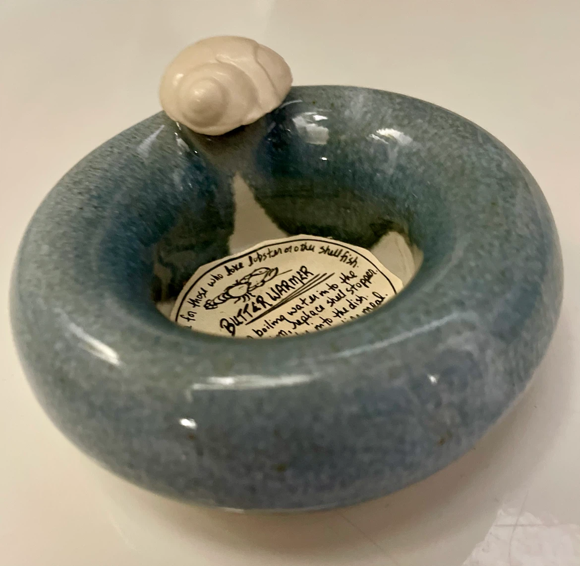 Clayworks Ltd. Butter Warmer - Unique for Shellfish Lovers