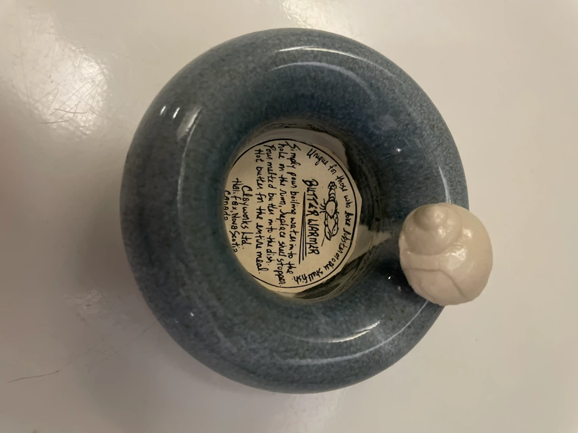 Clayworks Ltd. Butter Warmer - Unique for Shellfish Lovers - photo 3
