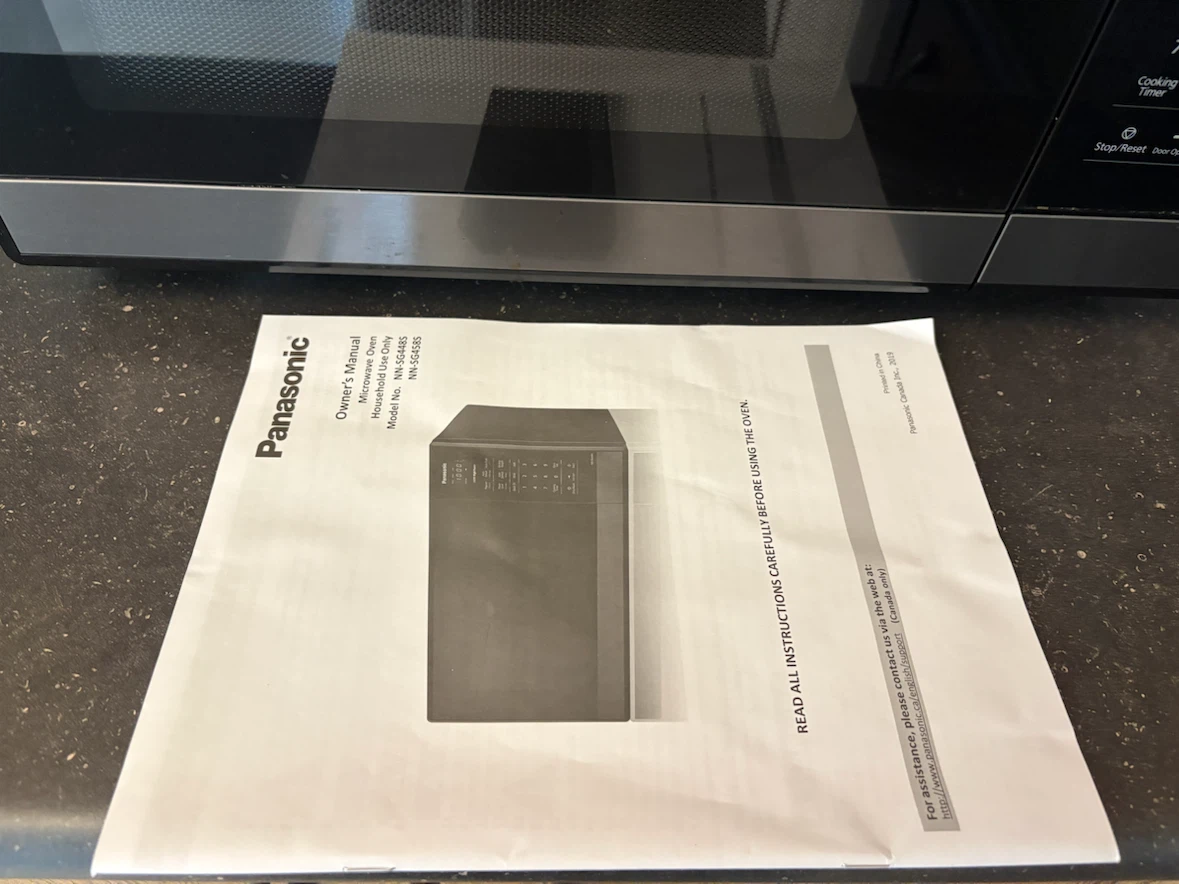 Panasonic Microwave(Pickup Aug 25-27) - photo 3