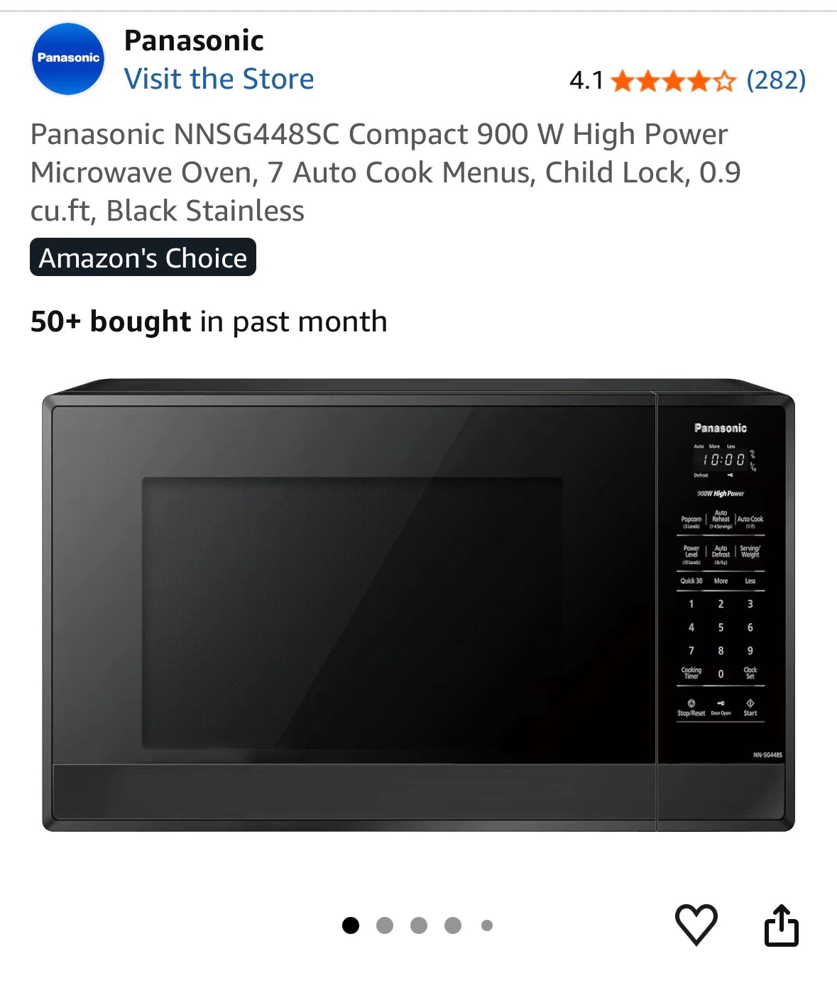 Panasonic Microwave(Pickup Aug 25-27) - photo 4