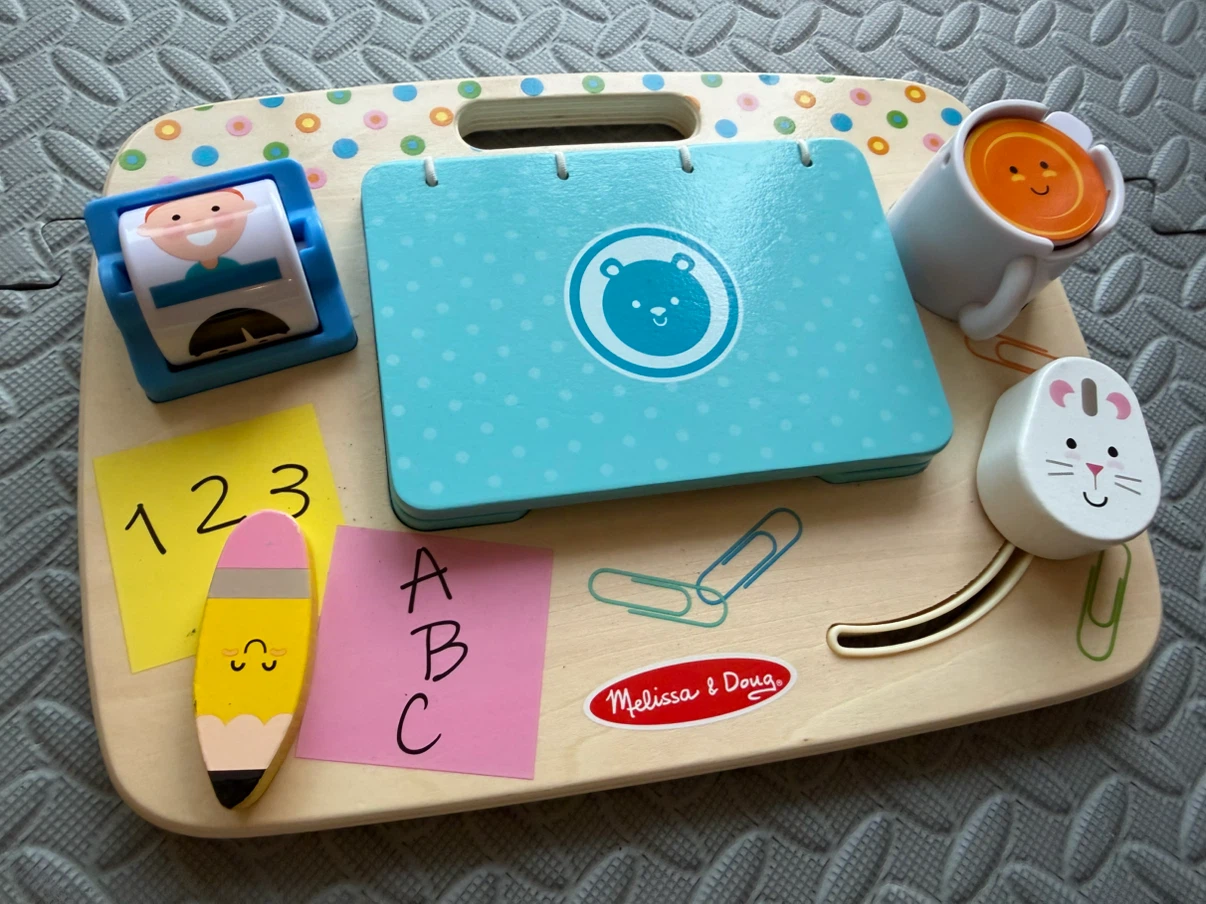 Melissa & Doug Wooden Activity Board Toy