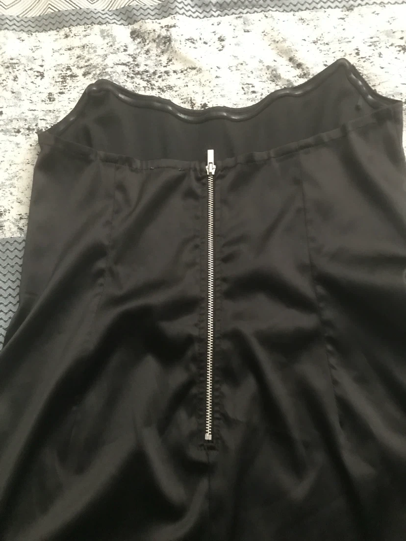 Garage Black Strapless Mini Dress - photo 3