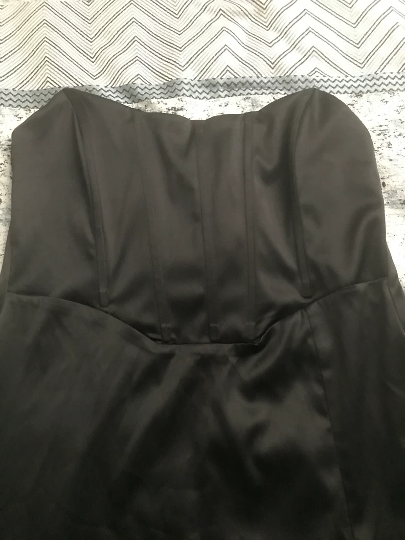 Garage Black Strapless Mini Dress - photo 5