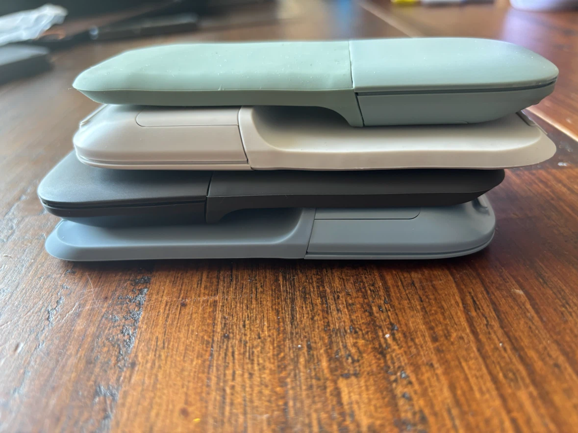 Colourful Wireless Mouses - Grey, Blue, Cream, Green