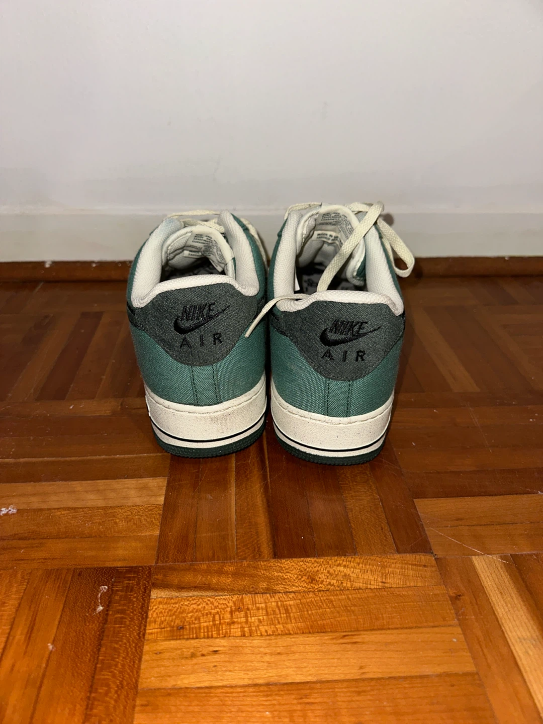 Nike Air Force 1 "Green Suede" Sneakers - photo 5