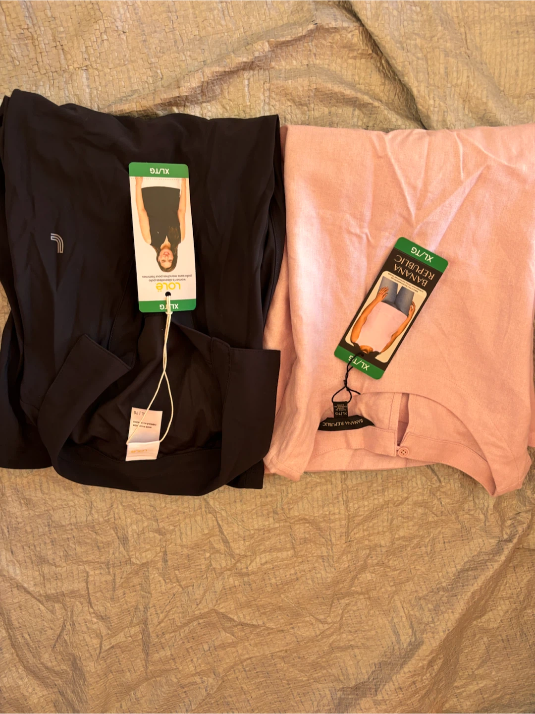 2 XL/TG Women's Sleeveless Tops - Lole & Banana Republic