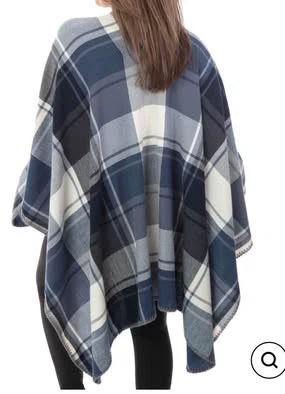 Plaid Poncho Wrap - photo 2